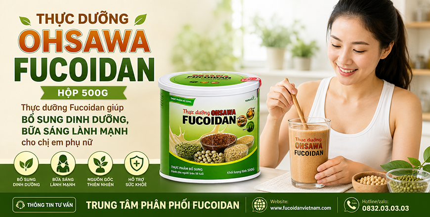 Thực dưỡng Ohsawa Fucoidan. Hộp 500g